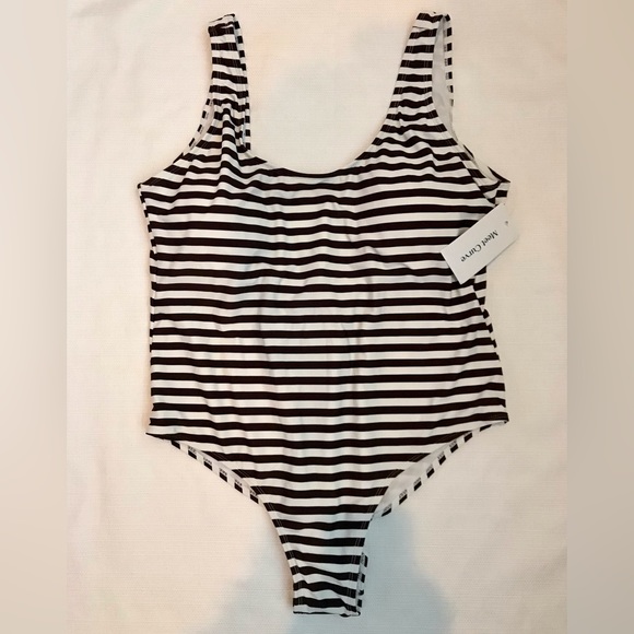 Meet Curve Other - 🆕 NWT 2XL Meet Curve 1PC. swimsuit. Black & white stripes.